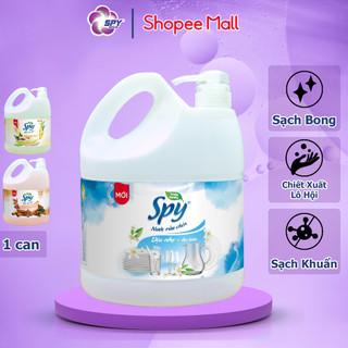 Nước rửa chén bát SPY có vòi Pump 1900ml hương Quế, hương Gừng Sả thơm dịu nhẹ