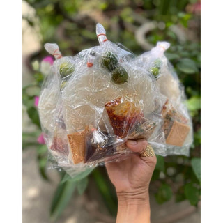 BÁNH TRÁNG SATẾ ỚT TẮC CAY SỐT ME MUỐI NHUYỄN SIÊU KÈM TOPPING HÀNH PHI + ĐẬU PHỘNG