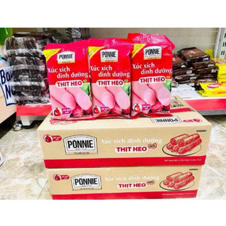 Thùng xúc xích dinh dưỡng ponnie thịt heo . ...
