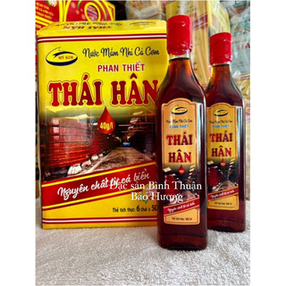 Nước mắm thái hân - phan thiết, thùng 6 chai x 500ml
