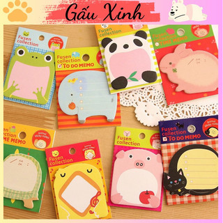 Note ghi chú chú động vật dễ thương giá siêu rẻ