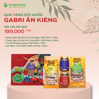 Set quà tặng sức khoẻ GABRI ăn kiêng Nonglamfood | Quà tặng ý nghĩa cao cấp cho người thân