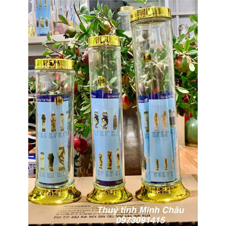 Bình thuỷ tinh ngâm rượu sâm mật ong trụ 1,18l- 1,48l- 1,8l phú hoà