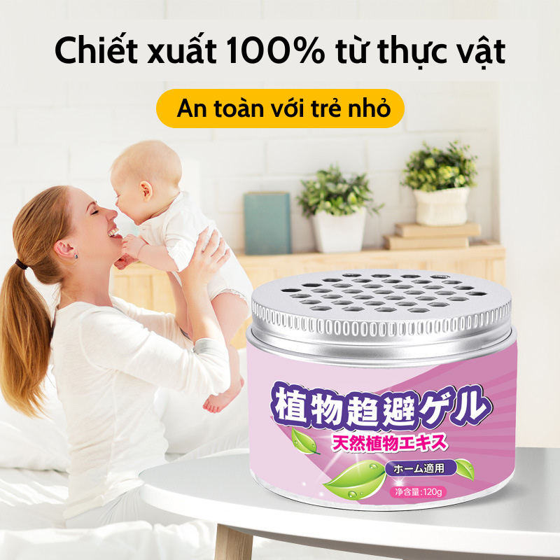 Hộp hương đuổi thằn lằn, tắc kè, côn trùng hạt pha lê thực vật, an toàn cho bé