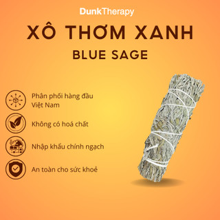 Bó Xô Thơm Xanh (Blue Sage) đốt thơm nhà cửa, thanh tẩy và thu hút may mắn