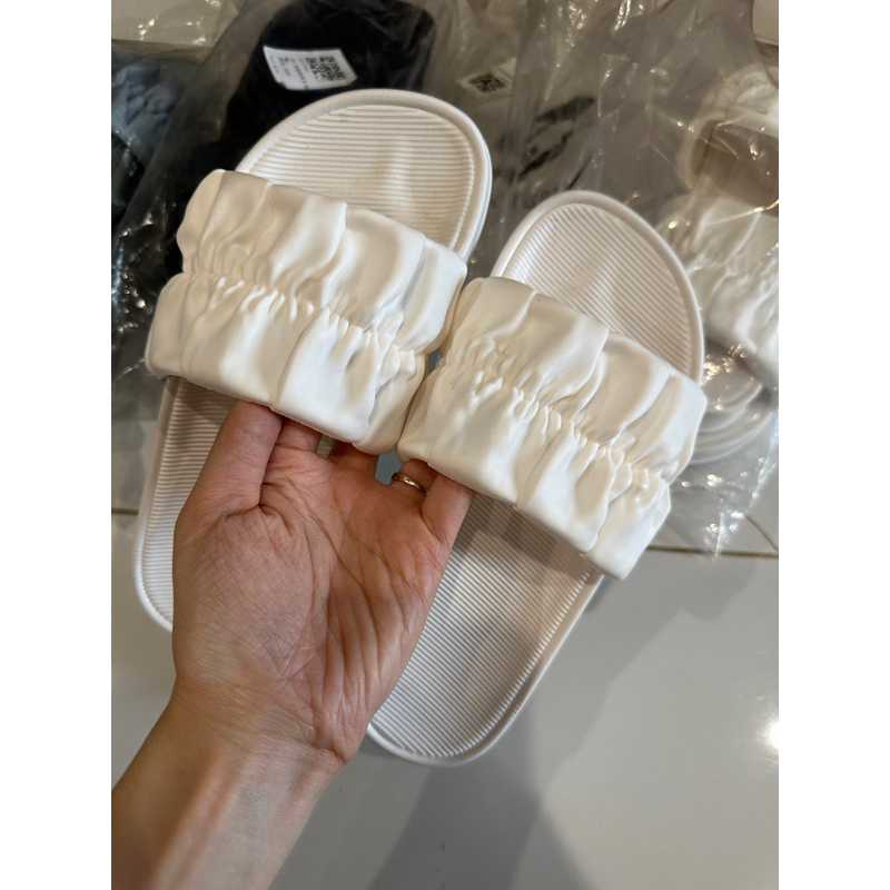 Dép đi trong nhà bèo nhúm dễ thương chống thấm nước, dép quai ngang nữ bèo xinh xắn