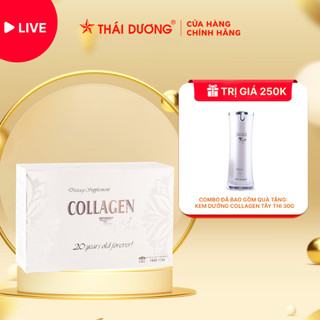  Mua 1 hộp Viên uống Collagen Tây Thi (Hộp 120 viên) tặng 1 Kem Dưỡng Collagen Tây Thi 30g