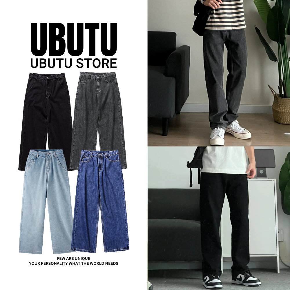 [Peinn] Quần Baggy Nam Ống Suông Dáng Đứng Basic - UBTQ06 - UBUTU STORE