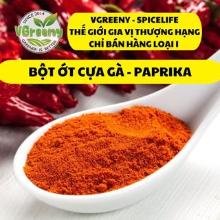 Bột ớt cựa gà paprika - bột ớt cựa gà xông khói không cay - gia vị ướp truyền thống á âu