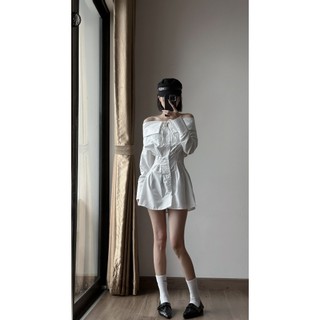 Váy Trễ Vai buộc dây ngực (mã 0001NDI)