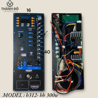 Sản phẩm bo mạch loa kéo model:b312 - 300w kích thước 16x40