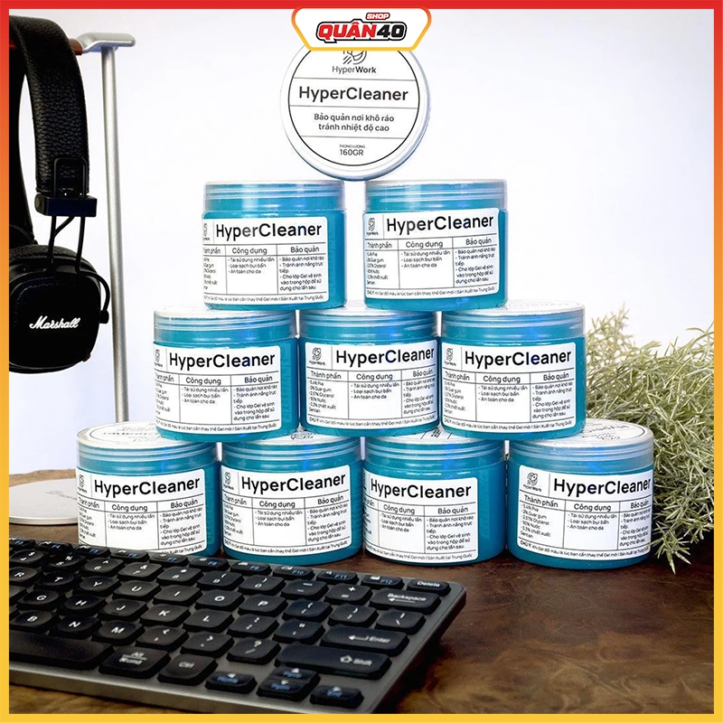 Chai Vệ Sinh Màn Hình Hyper Cleaning HyperWork C02 - Hàng Chính Hãng