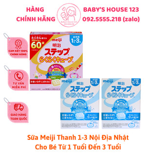 Sữa Meiji Thanh 1-3 Nội Địa Nhật Mẫu Mới