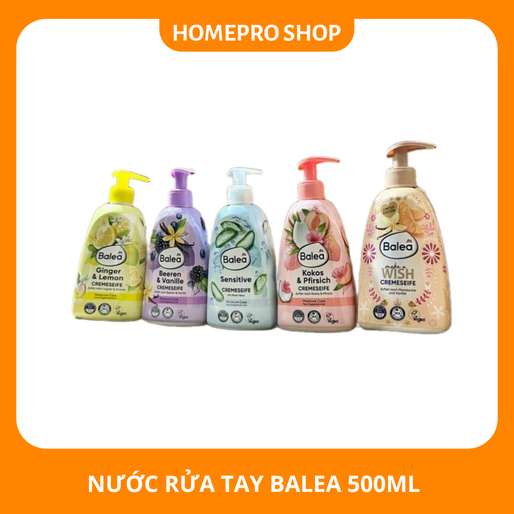 Nước rửa tay diệt khuẩn Balea 500ml (mẫu mới 2024)