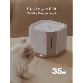   Petsnowy  Đài phun nước tự động cho mèo máy uống nước tự động cho chó mèo thông qua app điện thoại 