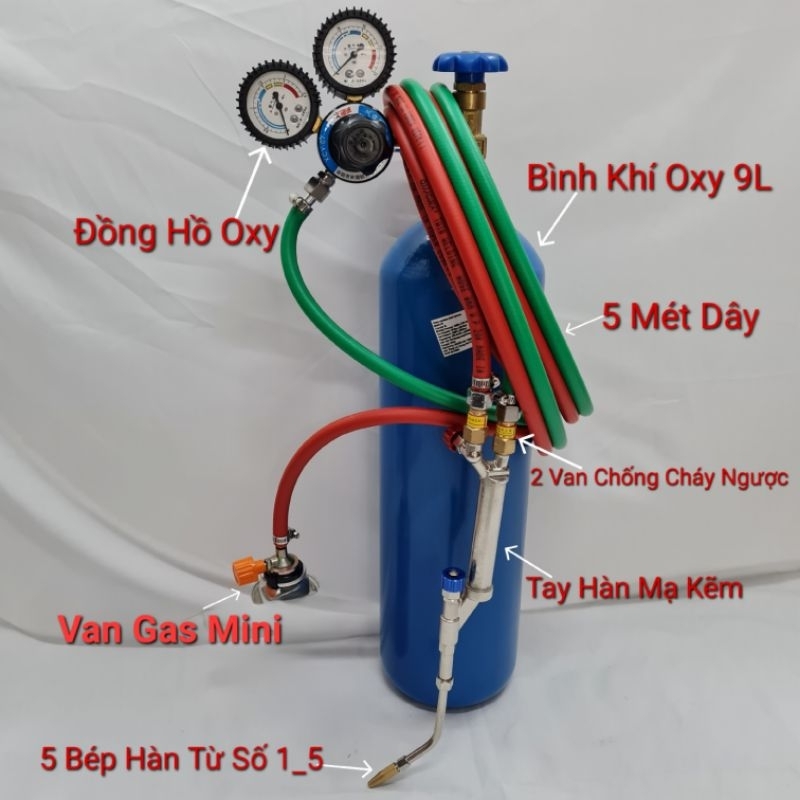 Bộ hàn gió đá điện lạnh