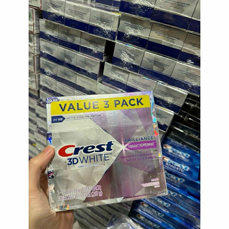 Kem đánh răng trắng răng Crest White Brilliance 99g