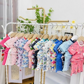 Sét 3 Bộ cotton borip cộc tay cho bé 6_18kg