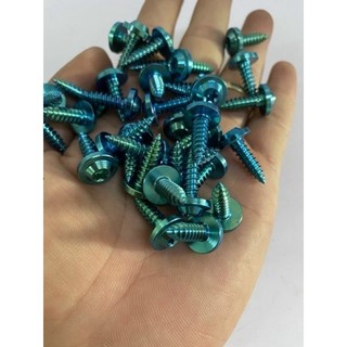 Ốc gai xoắn màu titan Gắn xe máy, gắn mão đầu xe