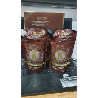 Nhuộm nâu phủ bạc helida cặp 500mlx2.