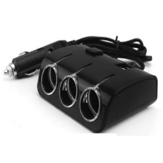 Bộ chia tẩu sạc ôtô - chia 3 cổng tẩu kèm 2 cổng usb cao cấp