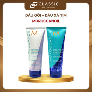Dầu Gội Ánh Tím Khử Sắc Tố Vàng Moroccanoil Blonde Perfecting Purple Shampoo