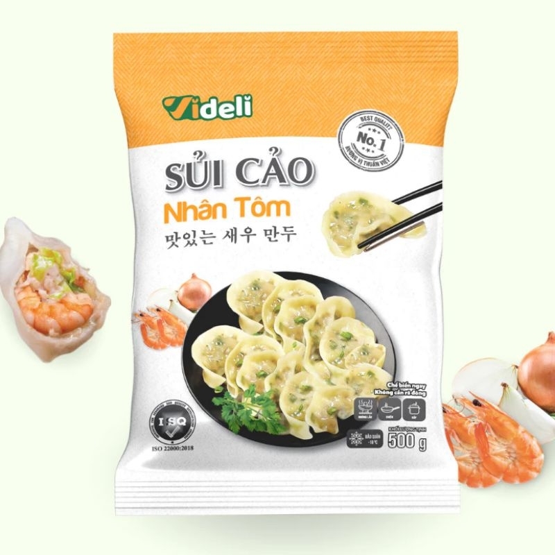 Sủi cảo nhân tôm gói 500g