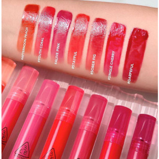 Son Tint Lì 3CE Syrup Layering Tint [Grapeful - Alive Pink - Afternoon Peach]