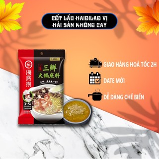 cốt lẩu haidilao vị thập cẩm không cay - gia vị lẩu tứ xuyên có sẵn date mới giao ngay trong 2h