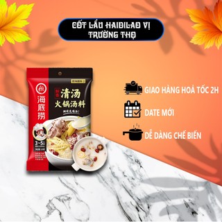 cốt lẩu haidilao vị trường thọ - gia vị lẩu tứ xuyên có sẵn nhiều vị date mới giao ngay trong 2h