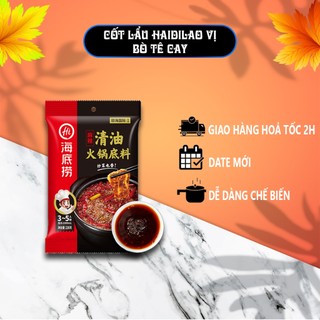 cốt lẩu haidilao vị bò tê cay - gia vị lẩu tứ xuyên có sẵn nhiều vị date mới giao ngay trong 2h