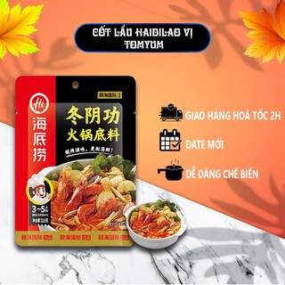 Cốt lẩu haidilao vị thái tomyum chua cay - gia vị lẩu tứ xuyên có sẵn date mới giao ngay trong 2h