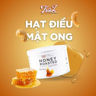Hạt Điều Mật Ong Kaz - Honey Roasted Cashews