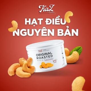 Hạt Điều Rang Muối Vị Nguyên Bản Kaz - Salt Roasted Whole Cashews