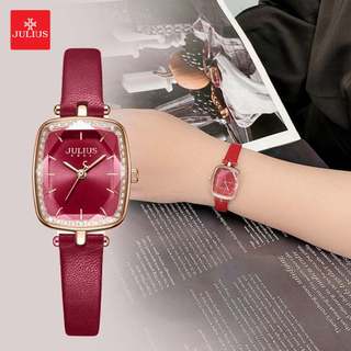 Đồng hồ nữ dây da julius ja-1341