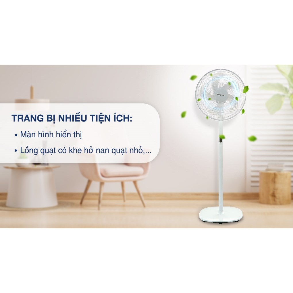 Quạt đứng Kangaroo 5 cánh KG726 45W Chính Hãng Bảo Hành 12 Tháng