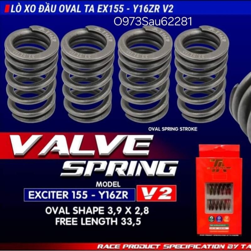 Bộ lò xo đầu quylat OVAL TA xe EXCITER 155, Y16ZR....