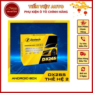 Android box Zestech DX265 thế hệ thứ 2, tặng camera hành trình, sim data free 1 tháng