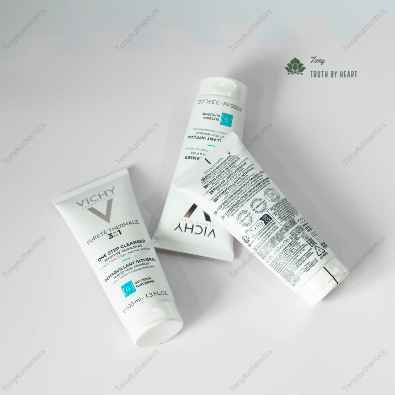 [Mẫu mới] Sữa Rửa Mặt Tẩy Trang Vichy 3 tác dụng Purete Thermale 3in1 One Step Cleanser 100ml
