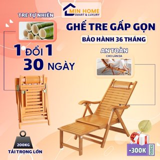  Ghế Tre Thư Giãn Cao Cấp Ghế Tựa Lưng Gấp Gọn Chất Liệu Tre Ghế Thư Giãn An Toàn Cho Da 