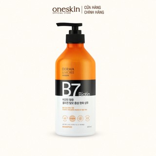 Dầu Gội Derma & More Biotin B7 Giảm Rụng Tóc Chứa Collagen, Kích Thích Mọc Tóc Ngăn Tóc Gãy Rụng 600ml