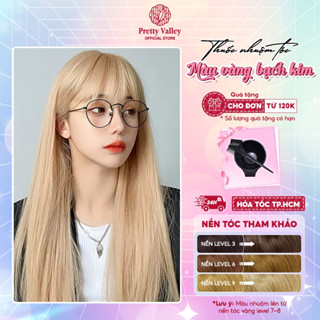 Thuốc nhuộm tóc, thuốc nhuộm màu VÀNG BẠCH KIM Molokai siêu dưỡng - Pretty Valley Hair