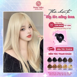 Thuốc tẩy tóc, thuốc tẩy tóc nâng tone Molokai chứa COLLAGEN siêu dưỡng, tẩy cực êm, lên màu chuẩn - Pretty Valley Hair