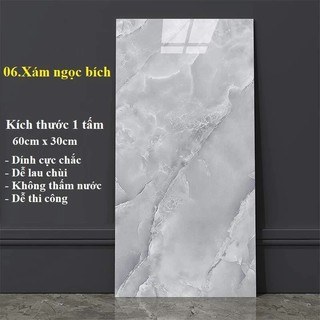 Decal- Xốp  dán tường giả đá  pvc