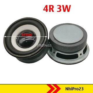 Loa 4r 3w 52mm đường kính tròn - loa toàn dải chế loa nghe nhac mini