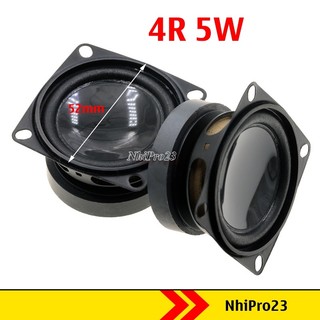 Loa 4r 5w - loa toàn dải 4r 5w 52mm có vành bắt vít chế loa nghe nhạc