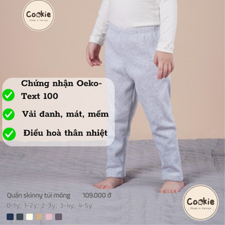 (Cookies) Quần skiny túi mỏng cho bé trai/gái - QSTM