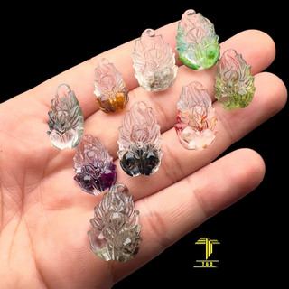 Mặt hồ ly thạch anh ưu linh tự nhiên