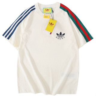 Áo Phông Gucci Phối Adidas Chất Cotton Co Và Giãn 4D - Áo Phông Thun Adidas Phối Gucci Tuyệt Phẩm 2024 Áo Hottrendd