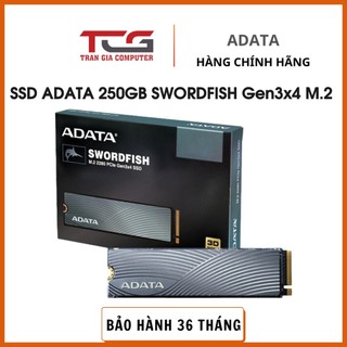 Ổ Cứng SSD Adata SWORDFISH 250GB PCIe Gen3x4 M.2 2280-Bảo Hành 36 Tháng